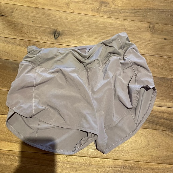 lululemon light purple/mauve speed up shorts - Picture 2 of 2